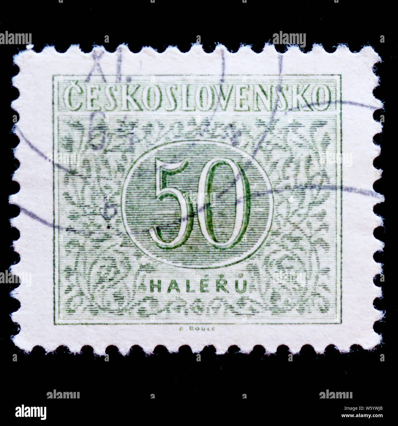 Der Tschechoslowakei Briefmarken Markenheftchen Stockfoto
