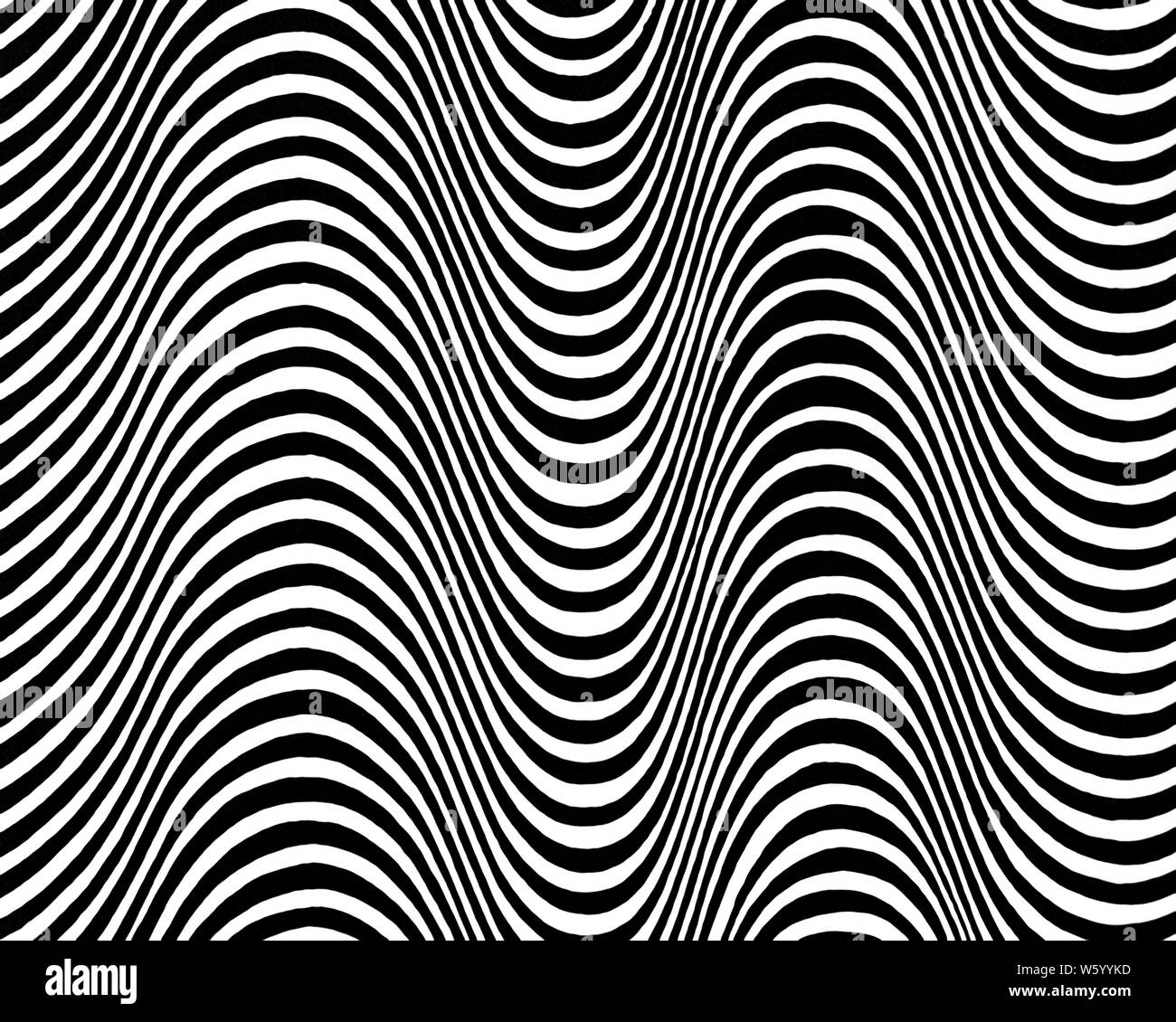 1960s 1970s Auge DAZZLER WELLENBEWEGUNG SYMBOLISCHE GRAFISCHE WIRKUNG HINTERGRUND MUSTER Schwindel Schwindel-s 16896 HAR 001 HARS DARSTELLUNG Stockfoto