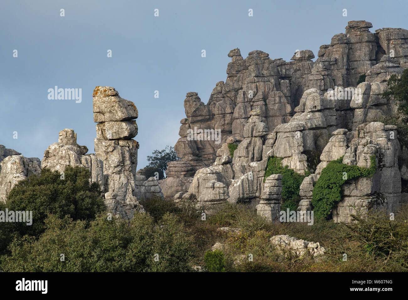 Europa, auf der Iberischen Halbinsel, Spanien, Andalusien, El Torcal de Antequera Stockfoto