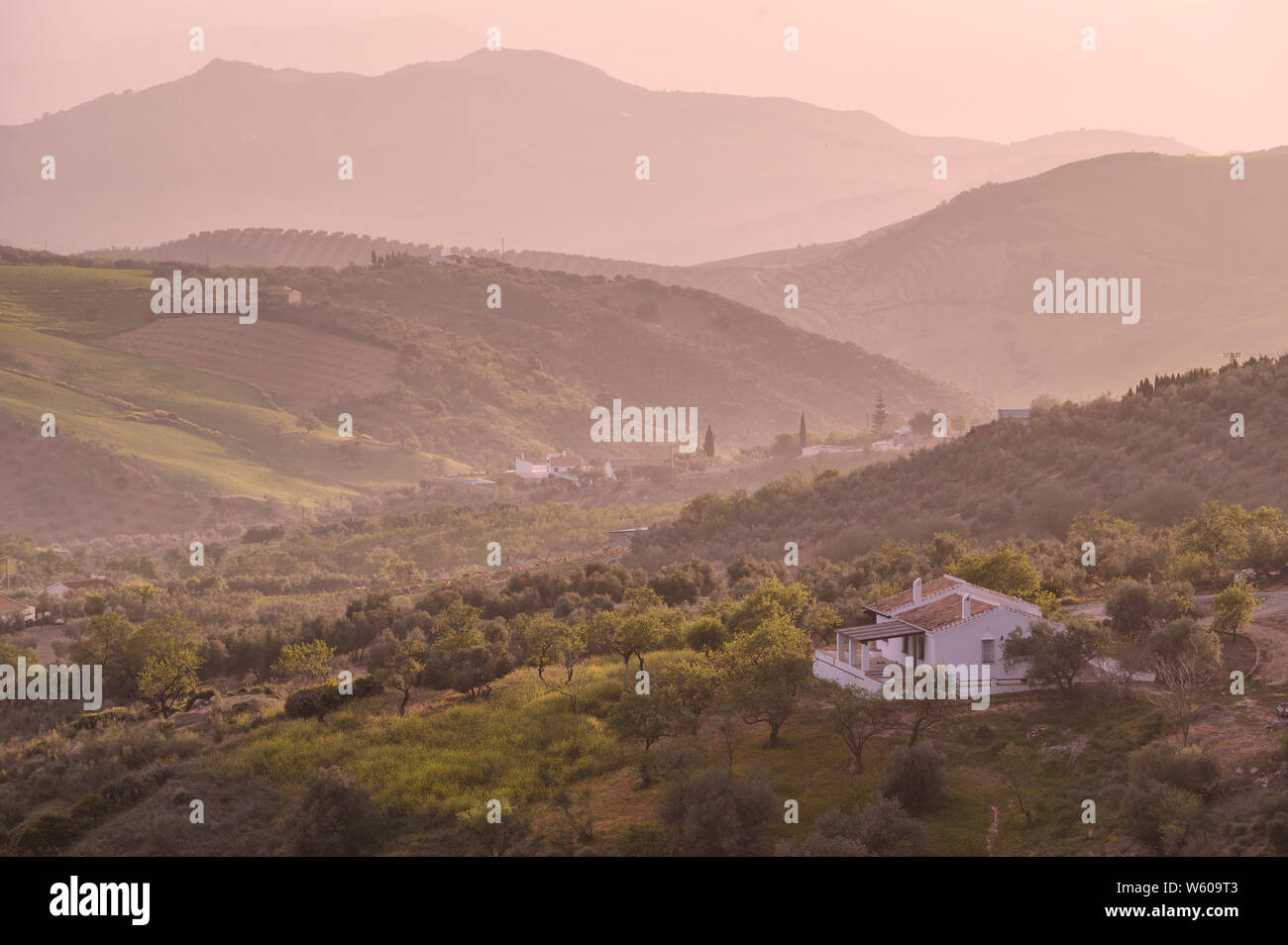 Europa, auf der Iberischen Halbinsel, Spanien, Süd, Europäischen, Andalusien, Landschaft in der Nähe von Antequera (m) Stockfoto