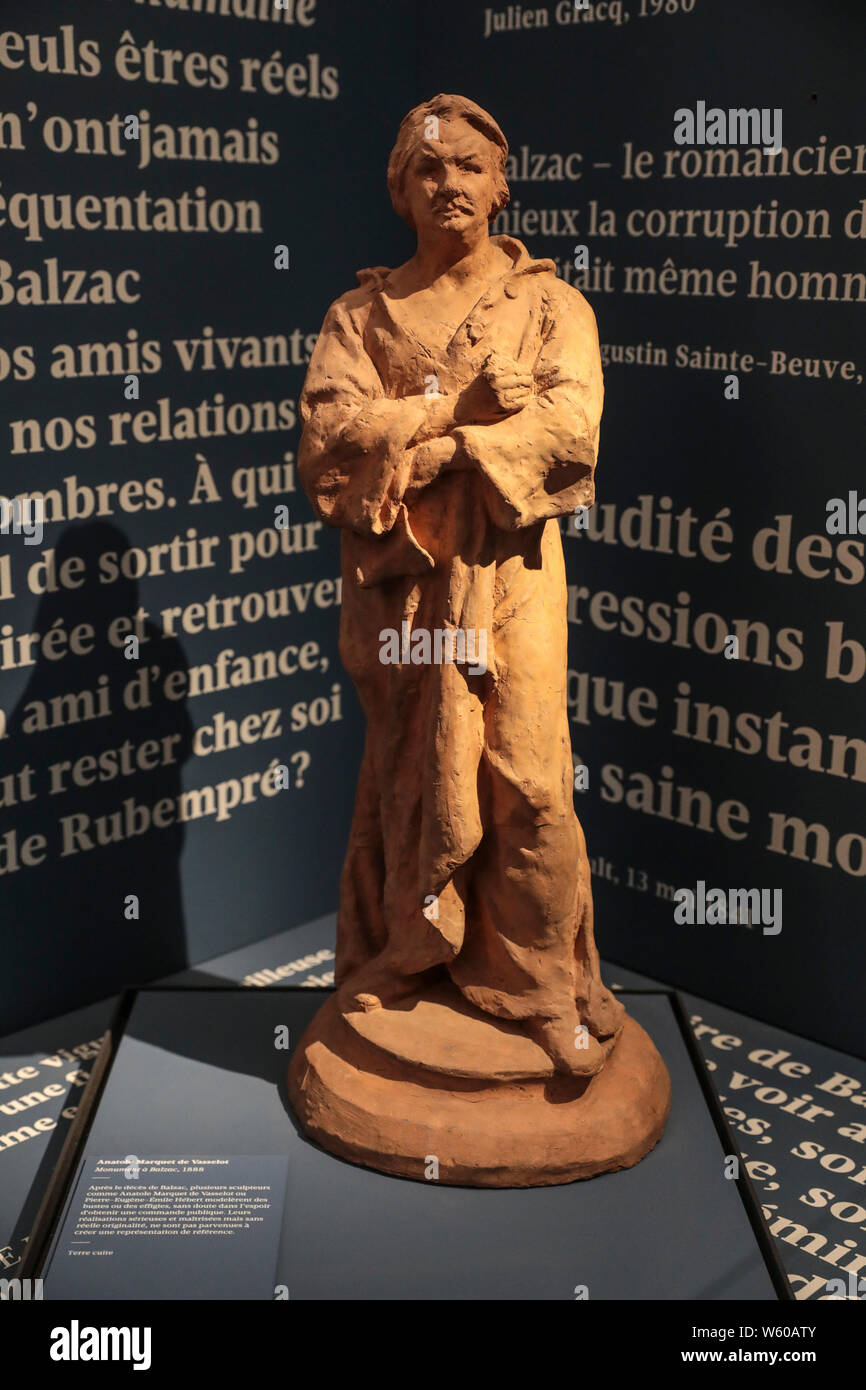 Wiedereröffnung MAISON DE BALZAC, PARIS Stockfoto