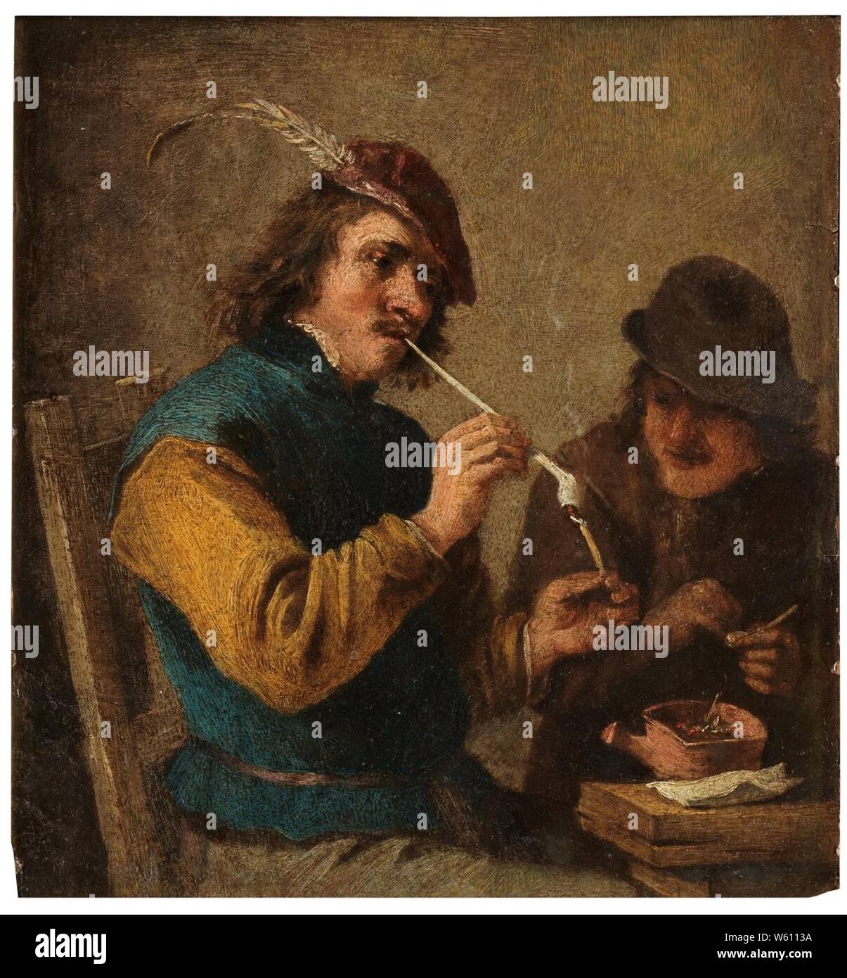 David Teniers (II) - Raucher. Stockfoto