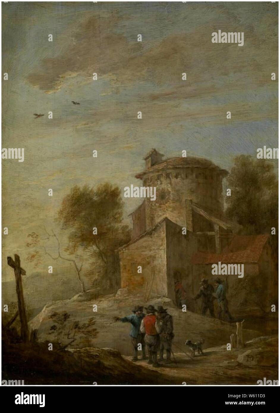 David Teniers der Jüngere - Abend. Stockfoto