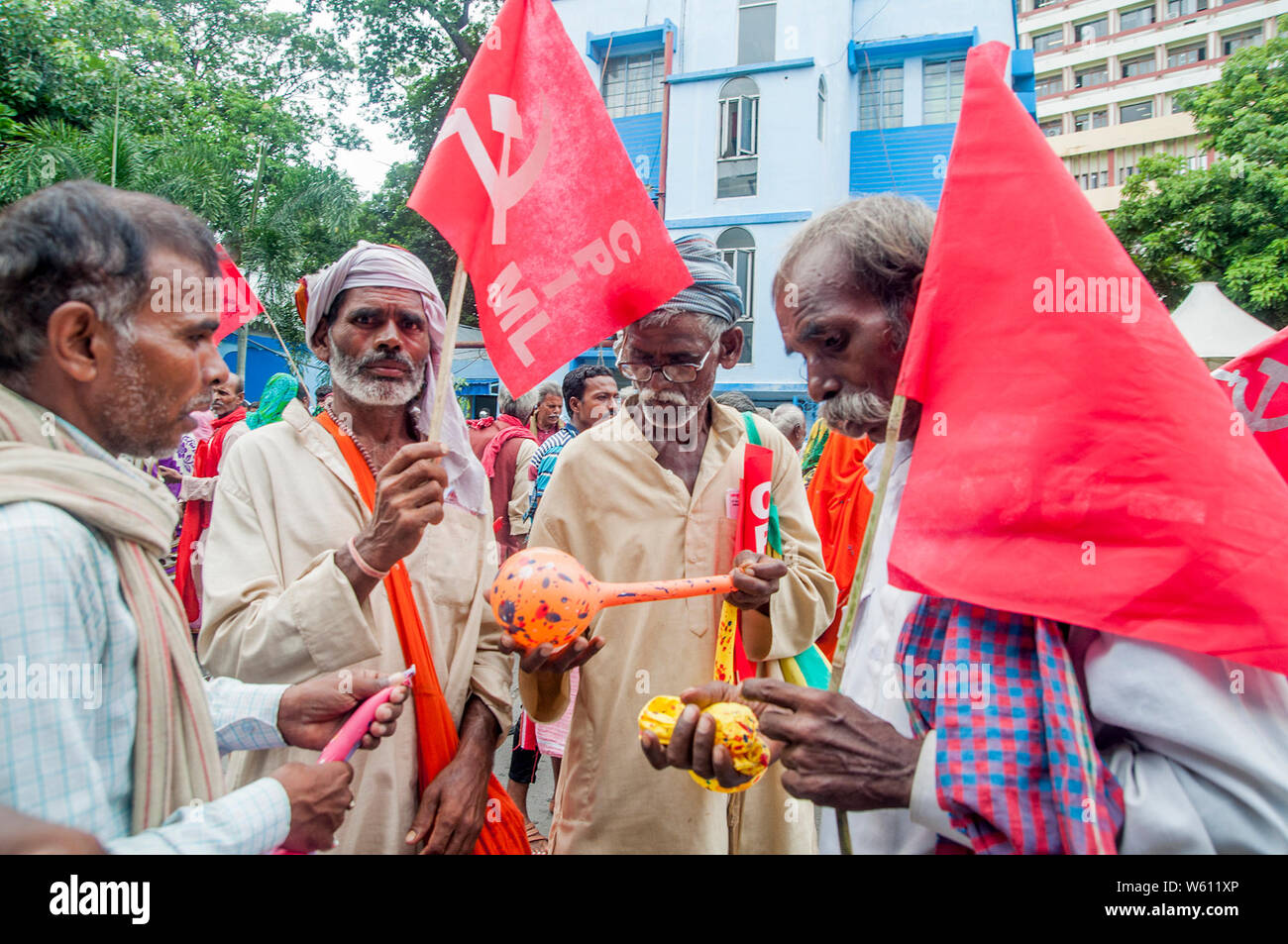 Kolkata, Indien. 30. Juli, 2019. Unterstützer und Genossen aus verschiedenen Teilen Indiens an der Messe Convention von CPI (ML) in Kolkata Credit: Amlan Biswas/Pacific Press/Alamy leben Nachrichten Stockfoto