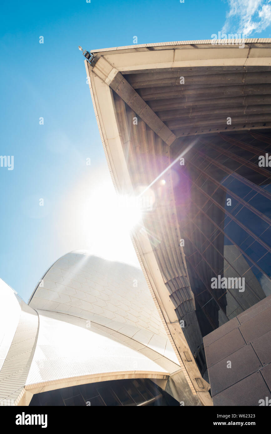 Zusammenfassung von Sydney Opera House Stockfoto