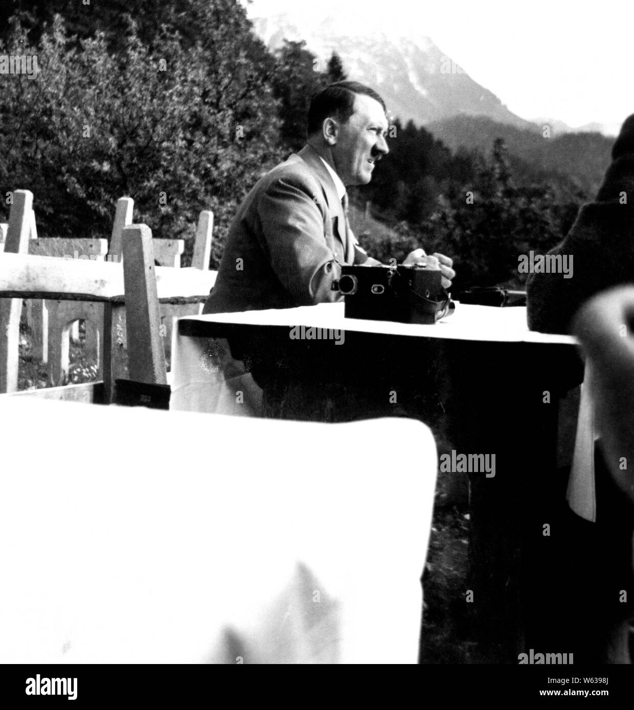 Eva Braun Collection (Album 3) - Adolf Hitler in den späten 1930er und frühen 1940er Jahre, Foto von Eva Braun genommen Stockfoto