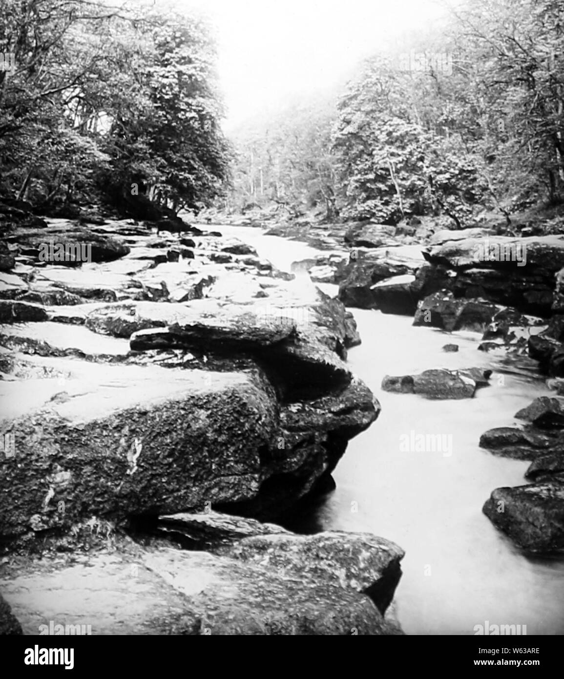 Die Strid, Yorkshire in den 1930er Jahren Stockfoto