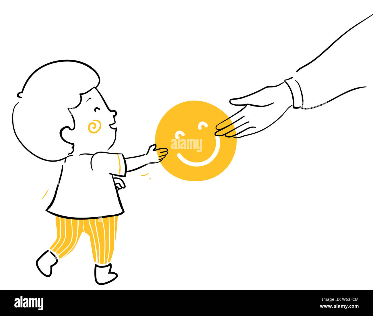 Smiling Cartoon Emoji Emoticon Smiley Stockfotos und -bilder Kaufen - Alamy
