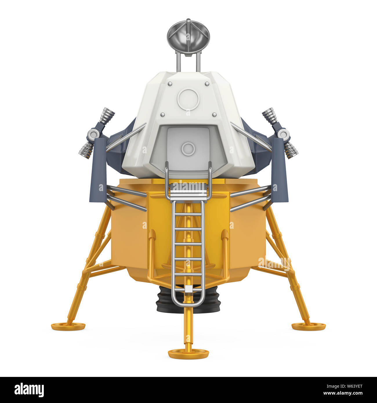 Apollo Lunar Module isoliert Stockfoto