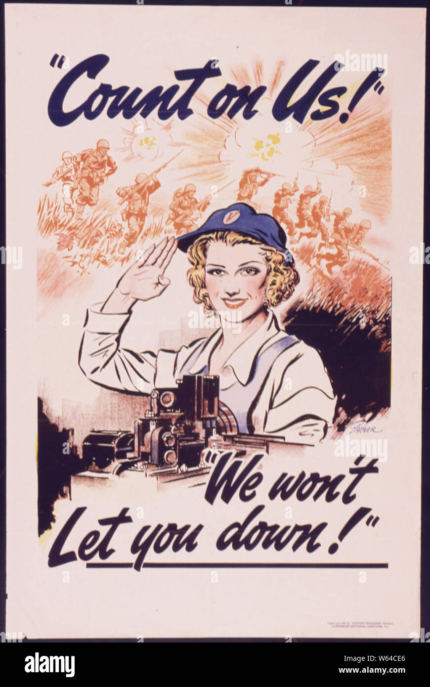 Zählen Sie auf uns! Wir lassen Sie nicht im Stockfoto