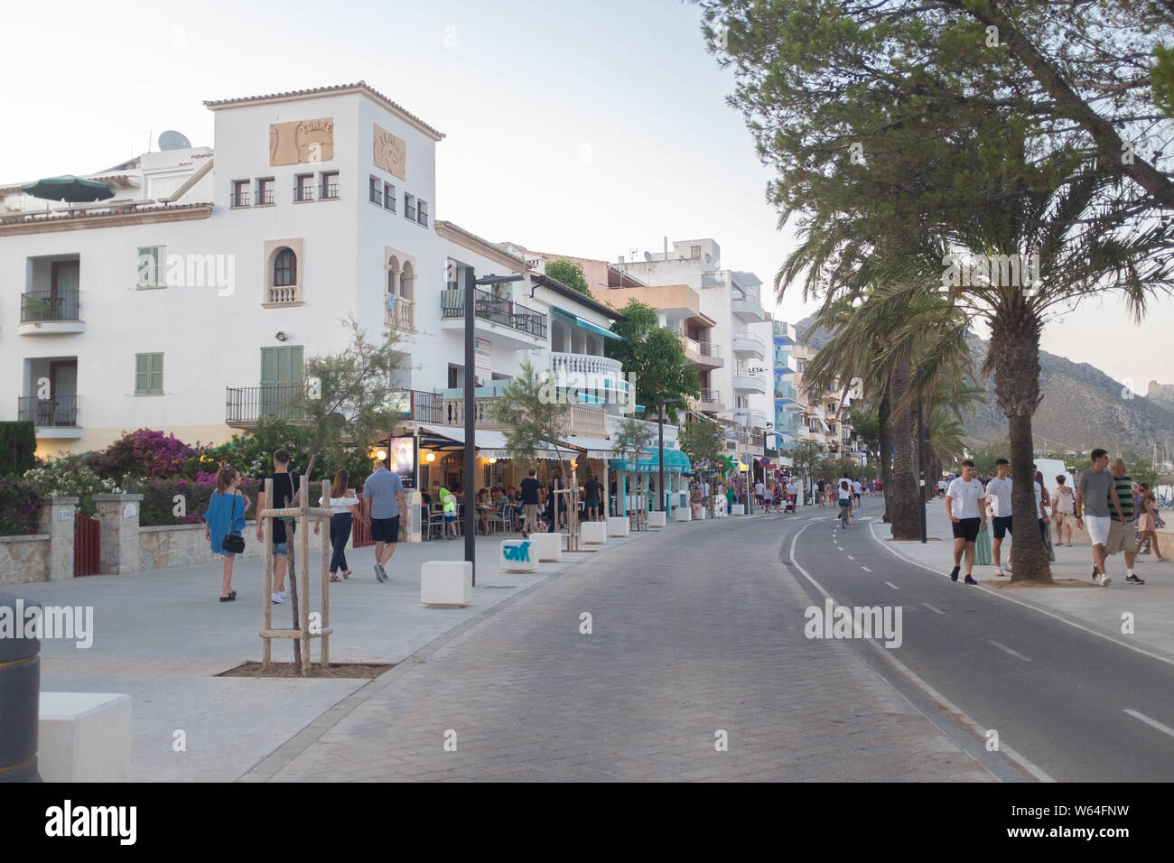 Puerto Pollenca, Mallorca, Balearen, Spanien Stockfoto