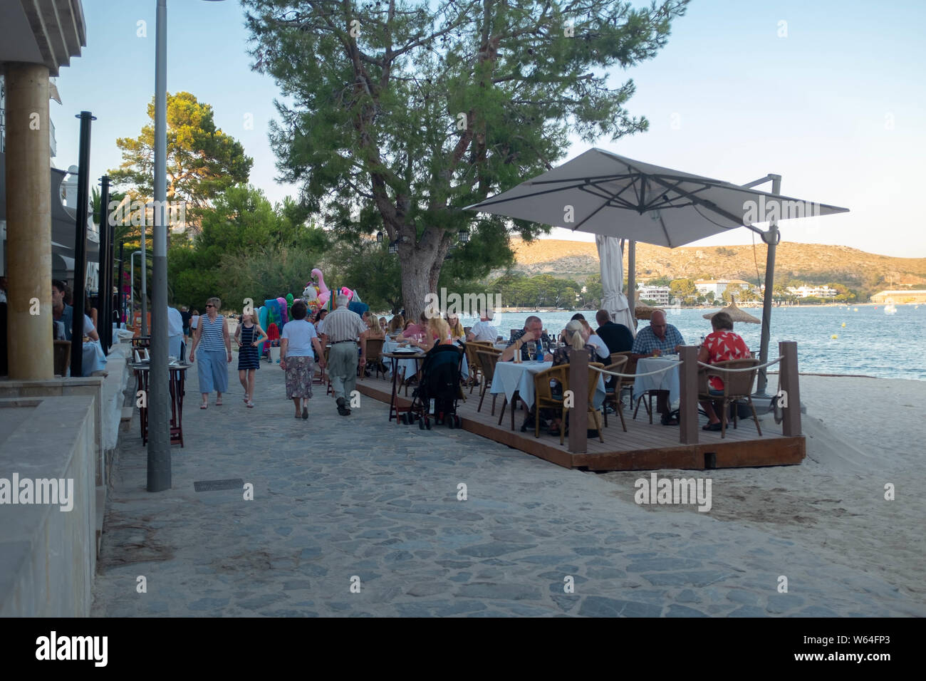 Puerto Pollenca, Mallorca Stockfoto