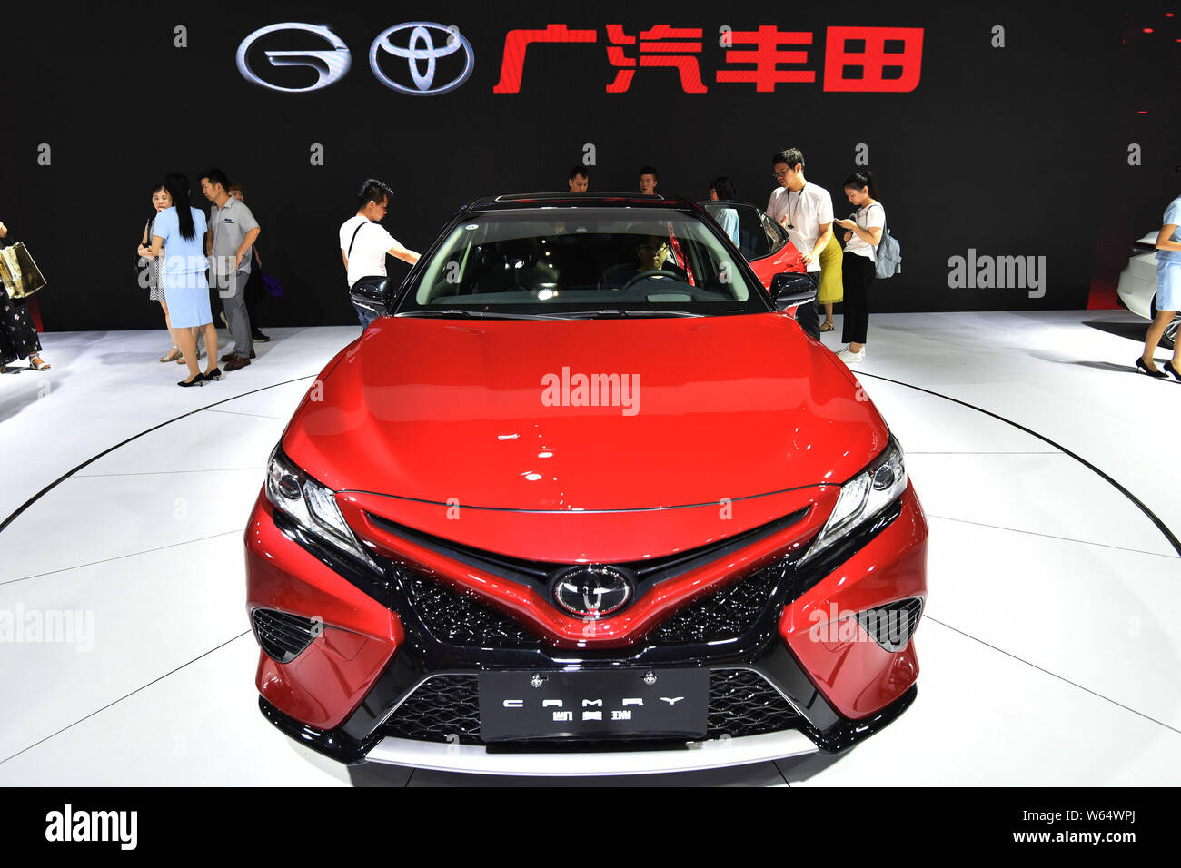 ---- Toyota Camry Auto ist auf Anzeige während der 22 Shenzhen-Hong Kong-Macao International Auto Show in Shenzhen City, South China Guangdong pr Stockfoto