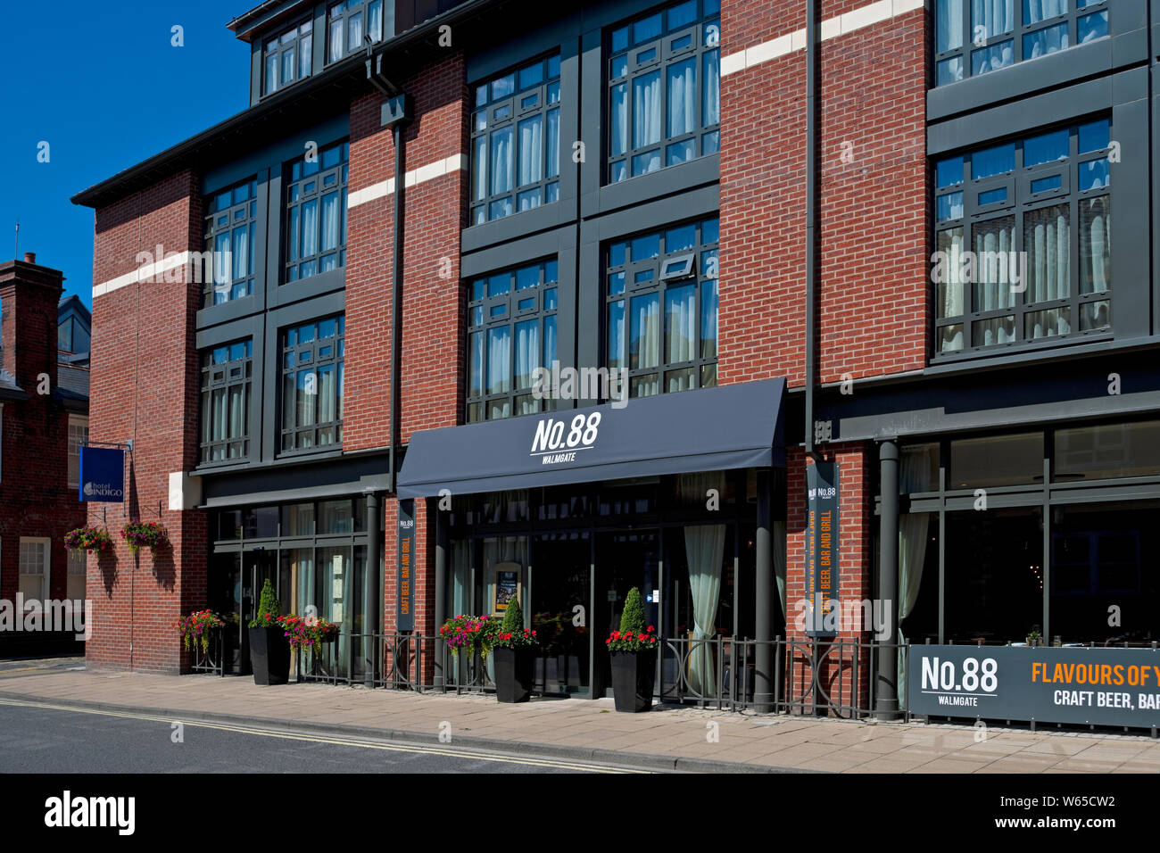 Boutique Hotel Indigo Nr. 88 Walmgate, ein Inter Continental Hotels Group Hotel, York North Yorkshire England UK Vereinigtes Königreich GB Grossbritannien Stockfoto