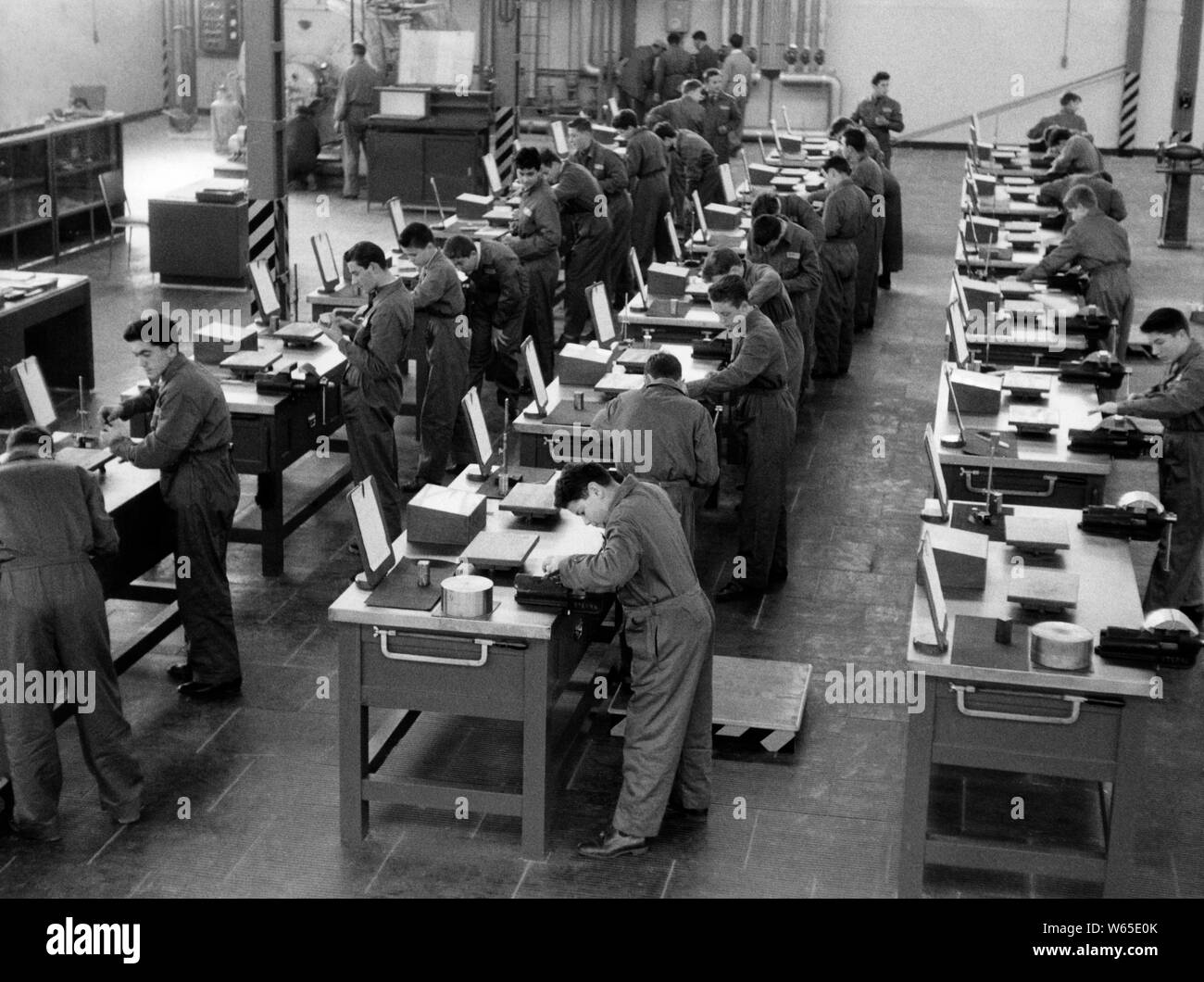 Training Schule piero Pirelli, 1960 Stockfoto