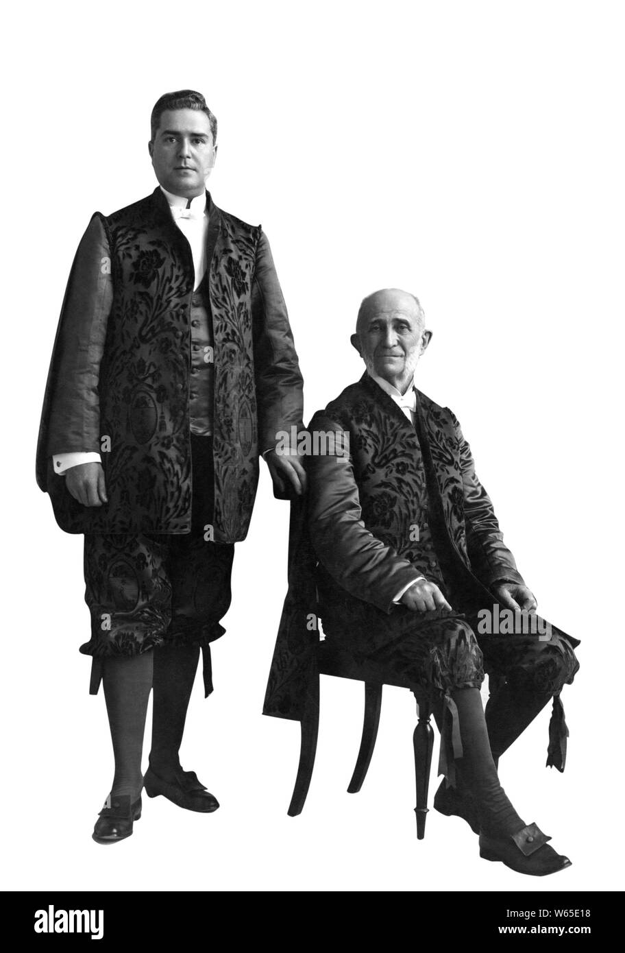 Familienangehörige von Papst Pius X, Giuseppe Melchiorre Schneider, 1900-14 Stockfoto