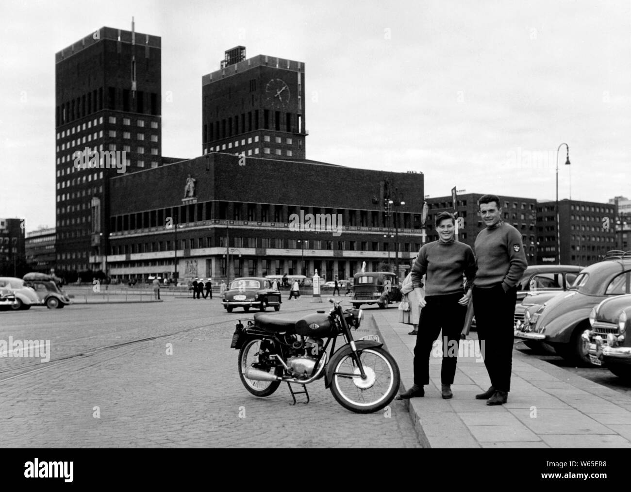 Oslo, Norwegen, 1957 Stockfoto