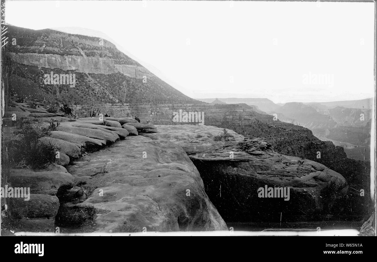 Grand Canyon. Gleiche Lokalität wie 433. Alte Nr. 470, 473, 500, 1871 - 1878 Stockfoto