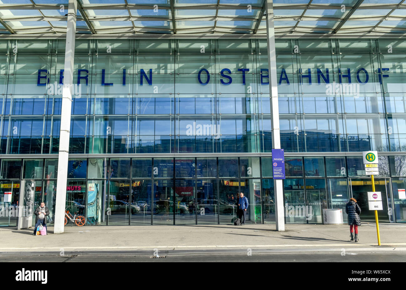 Ostbahnhof, Friedrichshain, Berlin, Deutschland Stockfoto