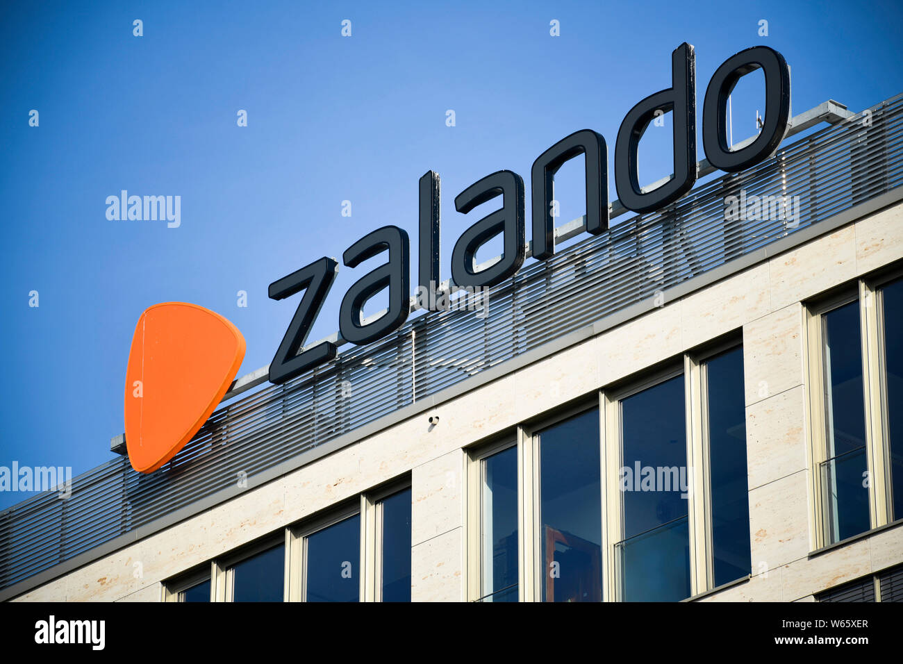 Zalando, Muehlenstrasse, Friedrichshain, Berlin, Deutschland Stockfoto