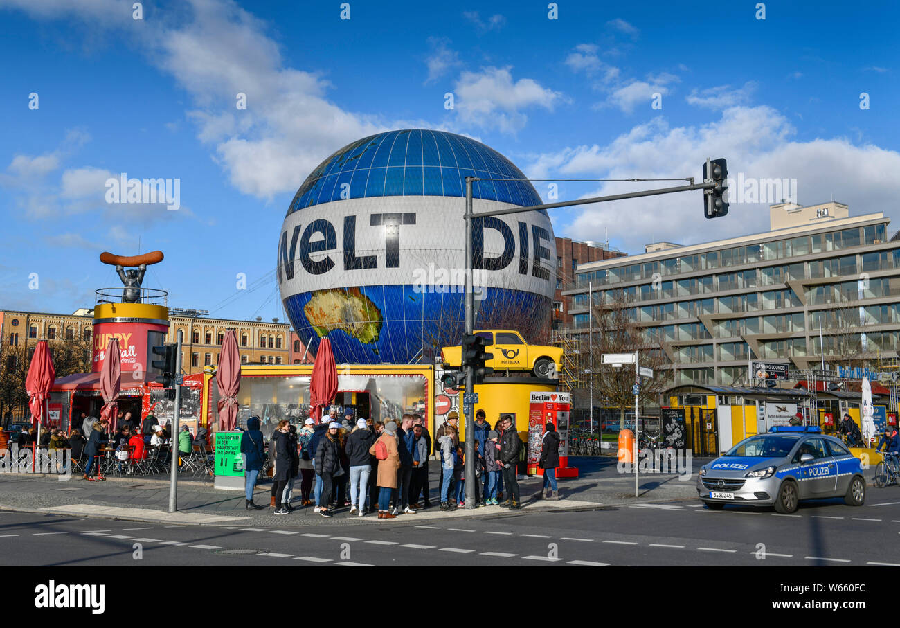 Hi-Flyer, Zimmerstraße, Mitte, Berlin, Deutschland Stockfoto