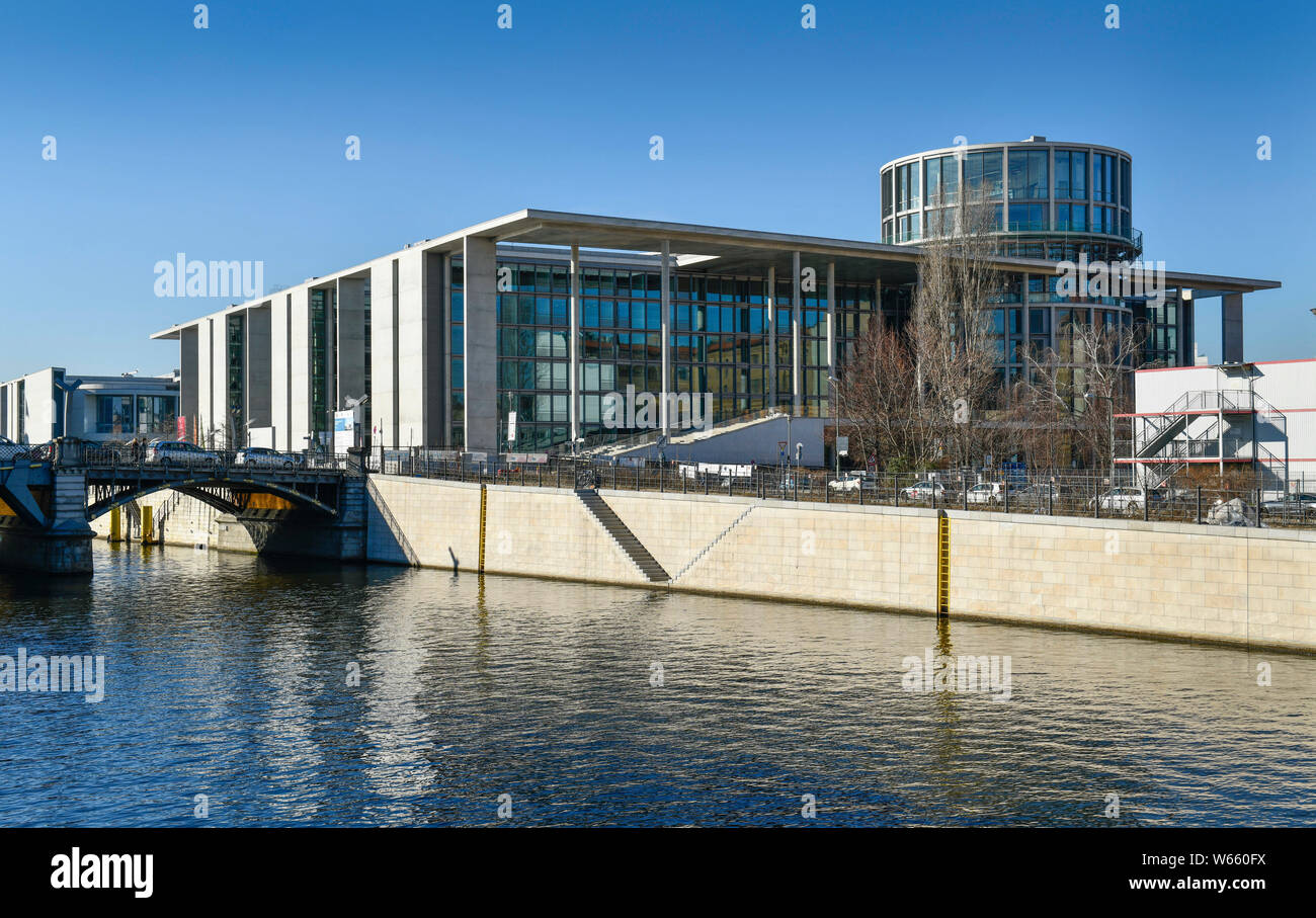 Erweiterungsbau, Marie-Elisabeth-Lueders-Haus, Luisenstraße, Mitte, Berlin, Deutschland Stockfoto