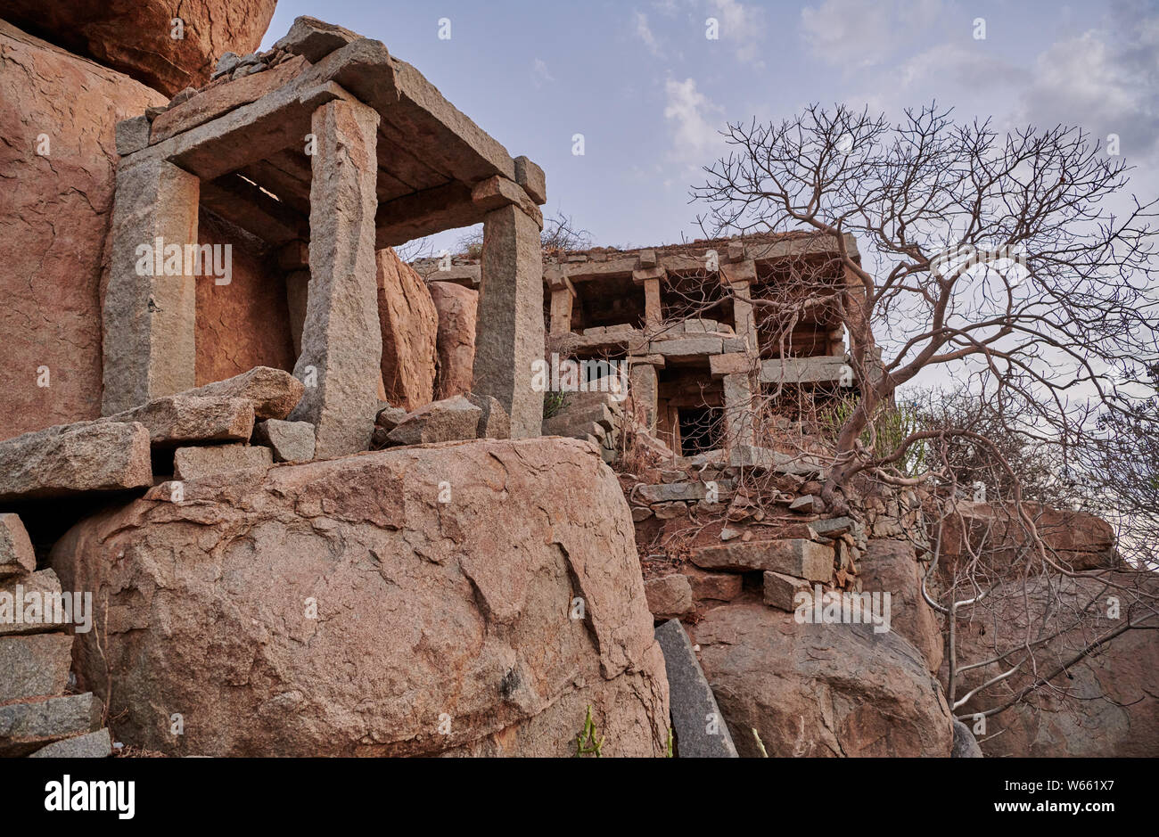 Malyavanta Raghunatha Tempel, Hampi, UNESCO-heritge Website, Karnataka, Indien Stockfoto