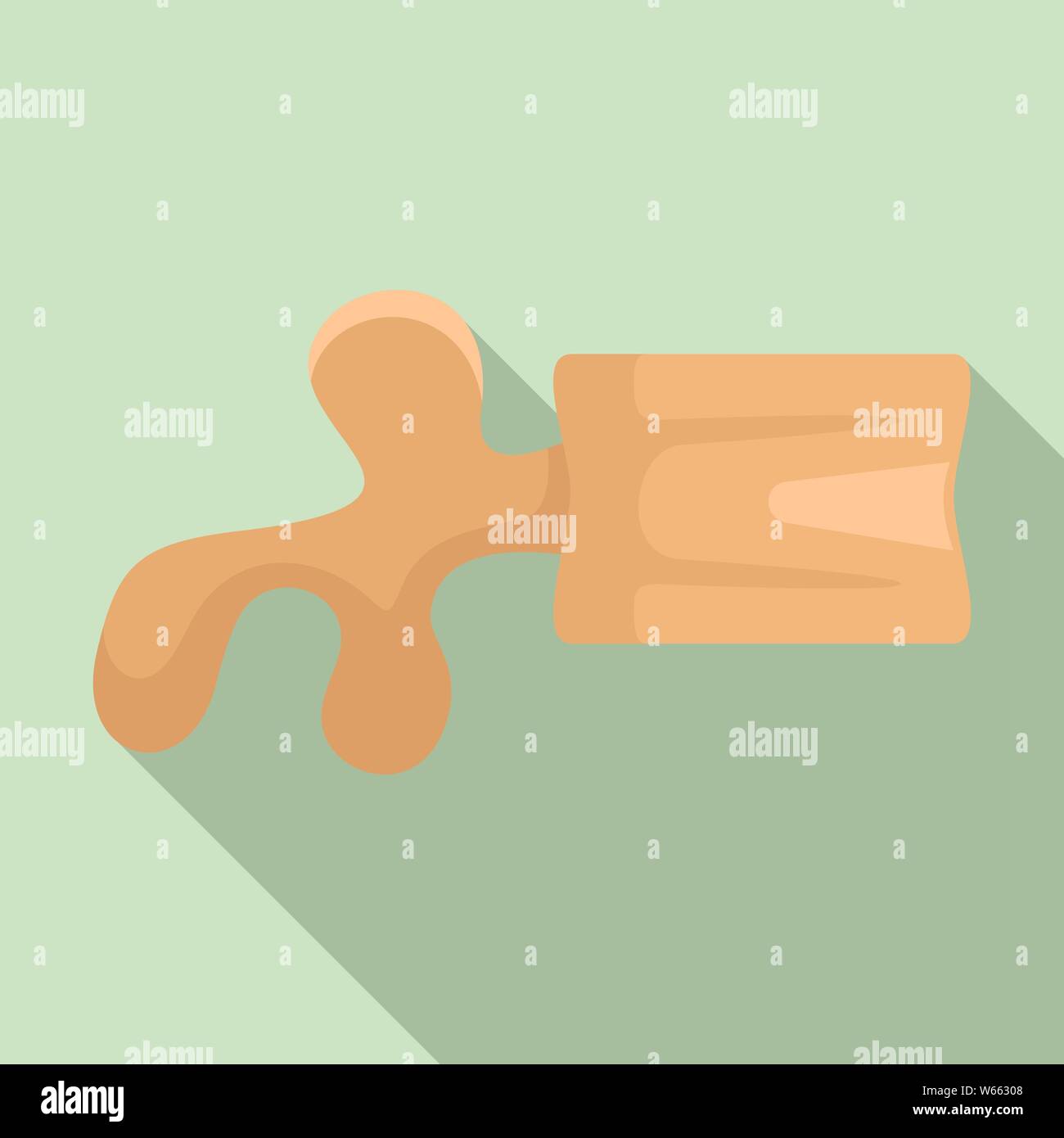 Menschliche cellule Symbol. Flache Darstellung der menschlichen cellule