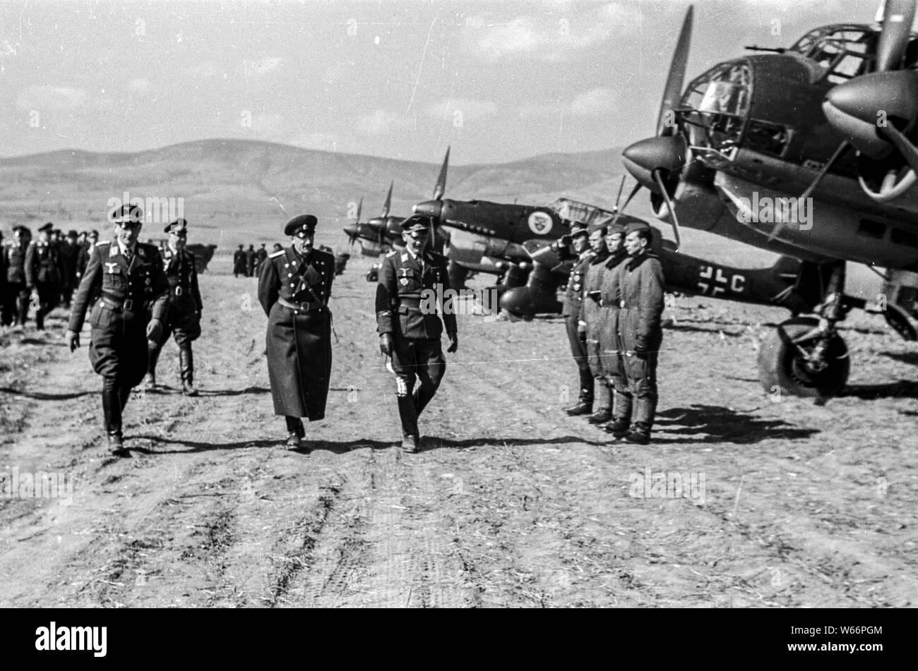 König Boris III. von Bulgarien, Deutsche Luftwaffe Geschwader mit JU 87