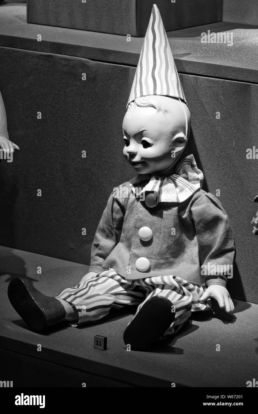 Foto retro Spielzeug Pierrot Stockfoto