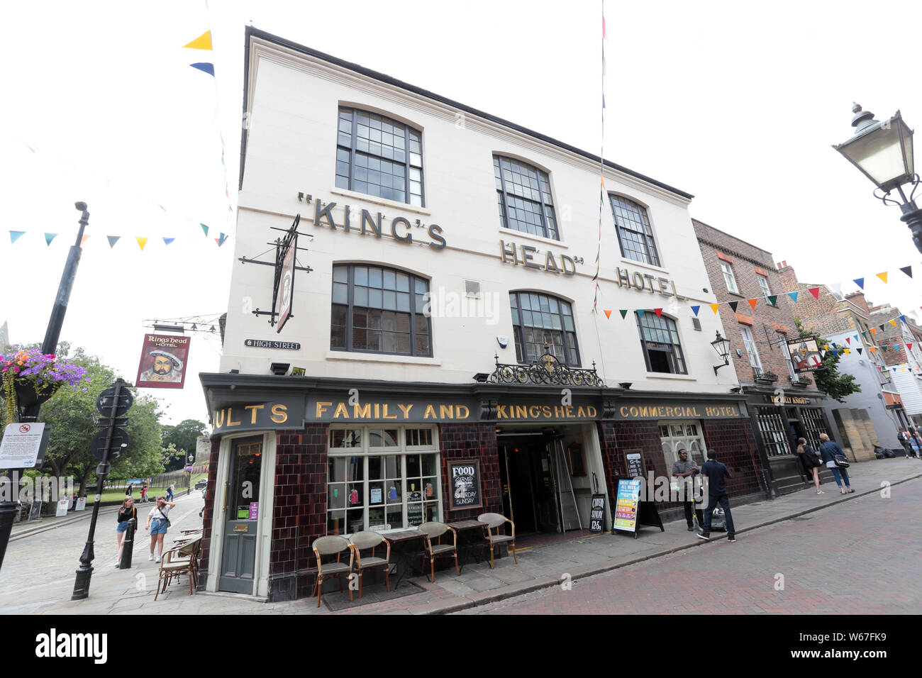 Rochester Kent, Rochester ist eine Stadt und war eine historische Stadt in der Unitary Authority von Medway in Kent, England Stockfoto