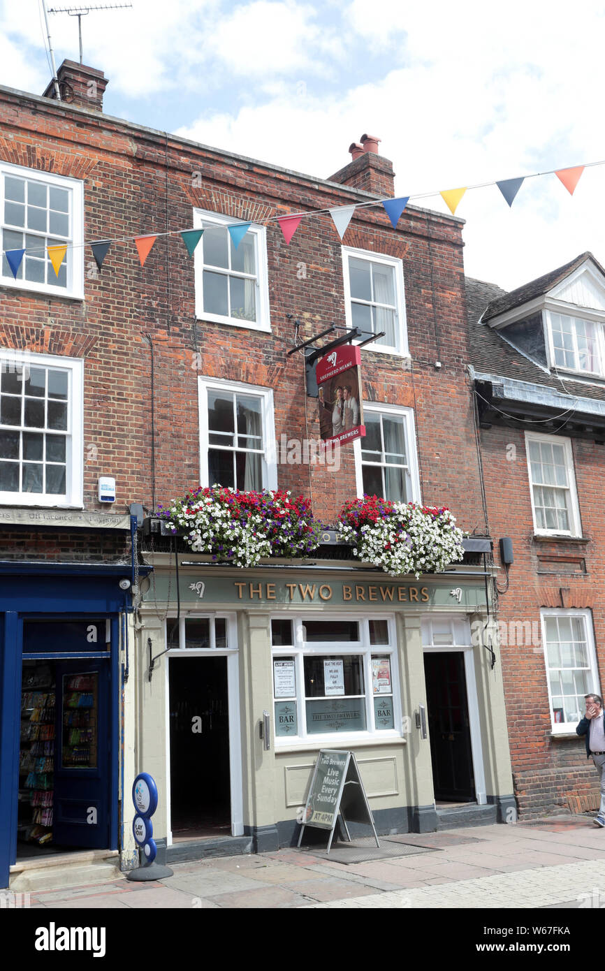 Rochester Kent, Rochester ist eine Stadt und war eine historische Stadt in der Unitary Authority von Medway in Kent, England Stockfoto