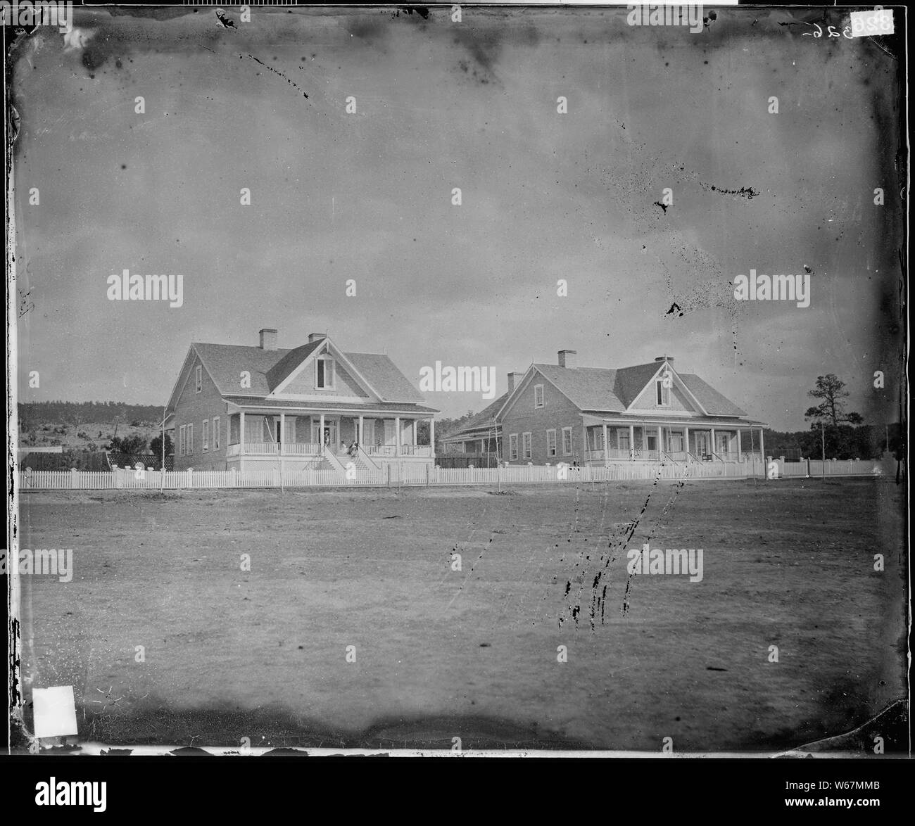 Offiziere Viertel, Fort Wingate, New Mexico Stockfoto