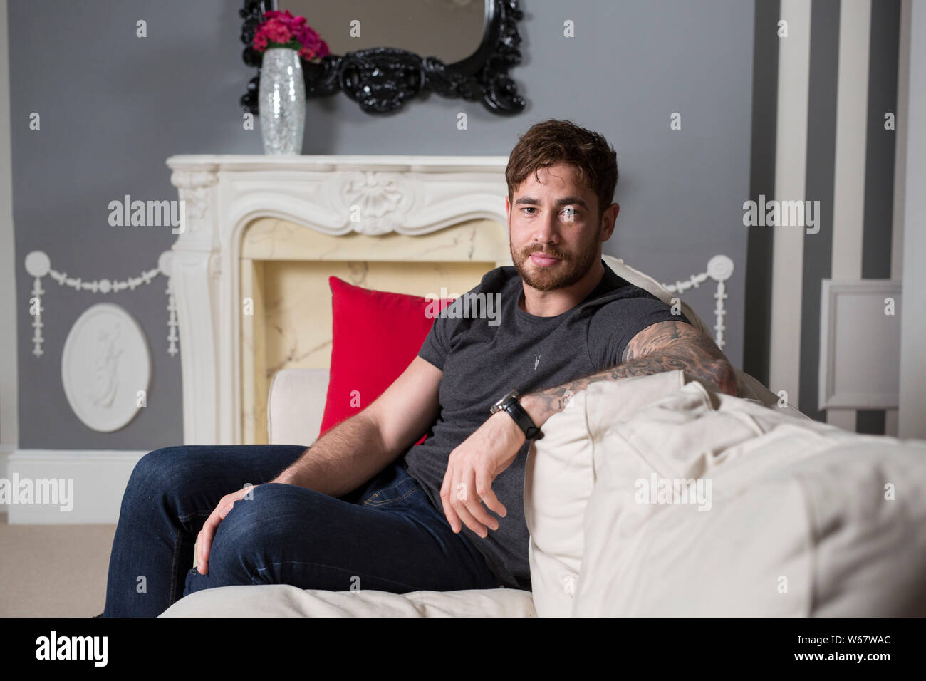 Rugby Spieler Danny Cipriani. Stockfoto