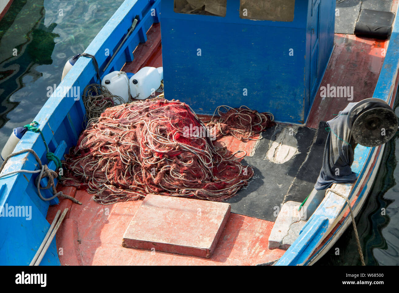 Angelboot/Fischerboot Stockfoto