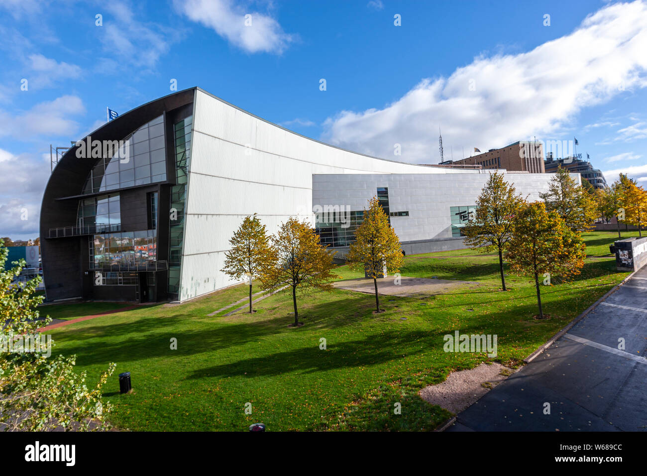 Kiasma Theater, Mannerheimintie, Helsinki, Finnland Stockfoto