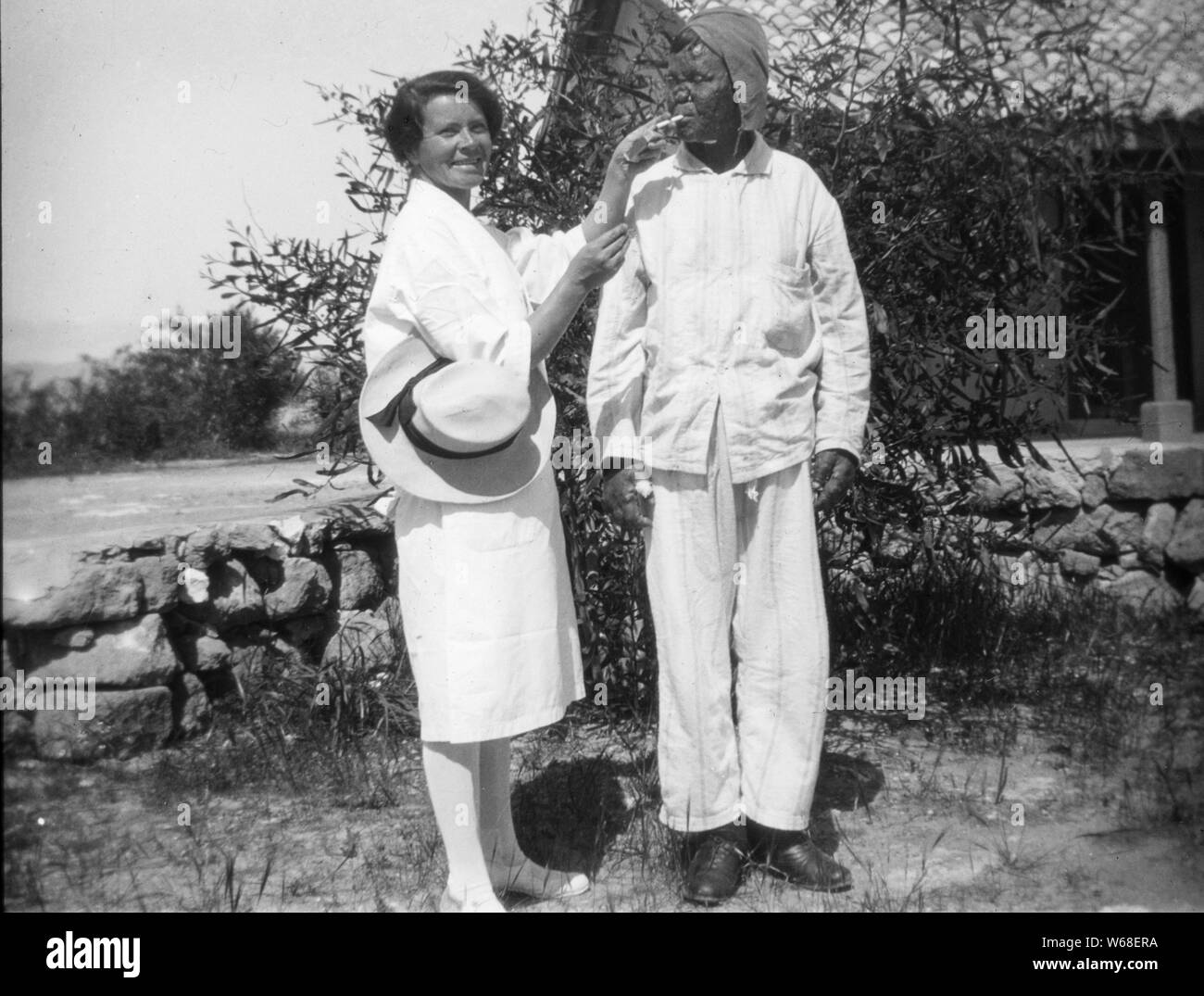 Lepra Krankenhaus Stockfoto