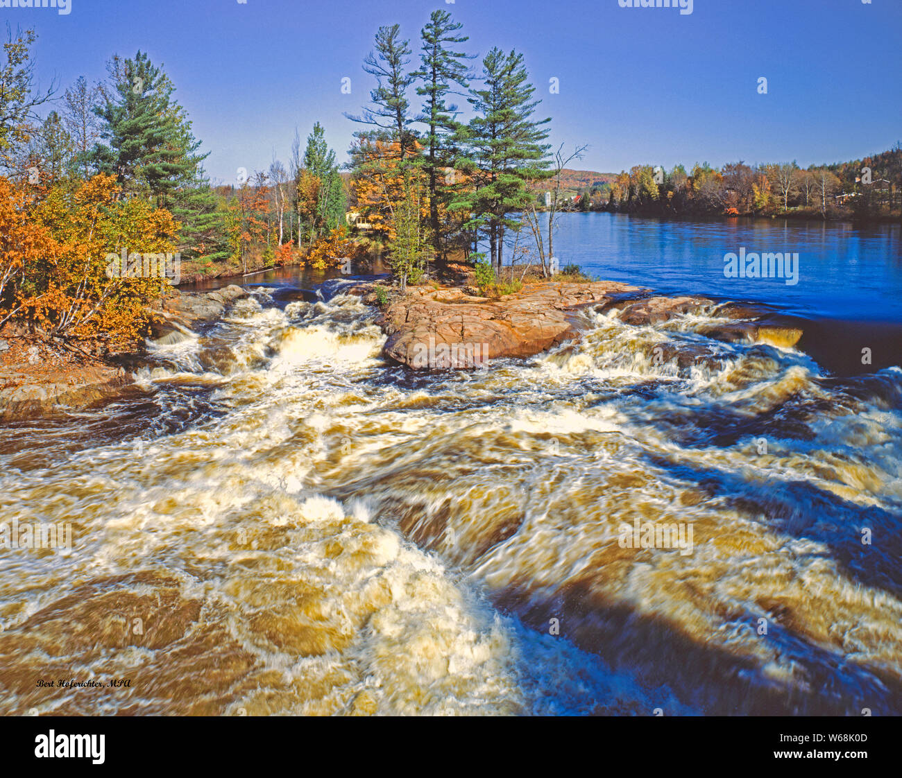 Bala Falls, Ontario, Kanada, Nordamerika Stockfoto