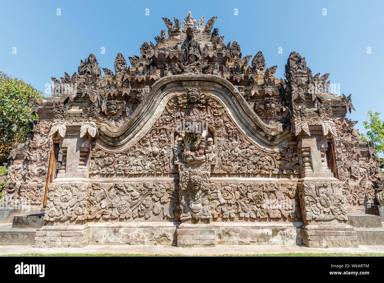 Pura Beji Sangsit - eine nördliche Balinesischen hinduistischen Tempel. Sangsit Dorf, Buleleng, Bali, Indonesien. Stockfoto