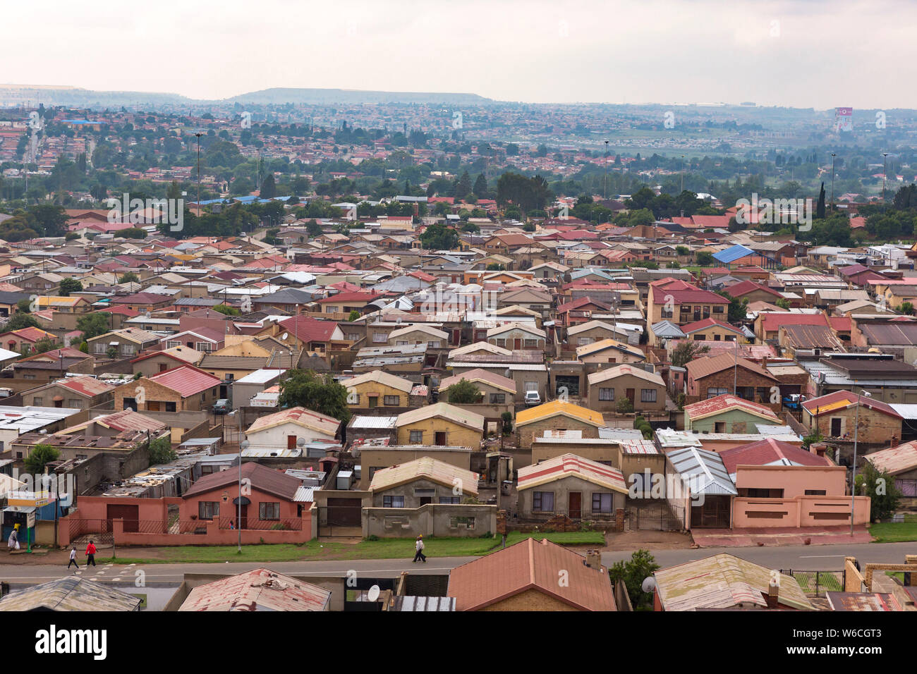 Soweto Township von Johannesburg, Gauteng Provinz, Südafrika Stockfoto