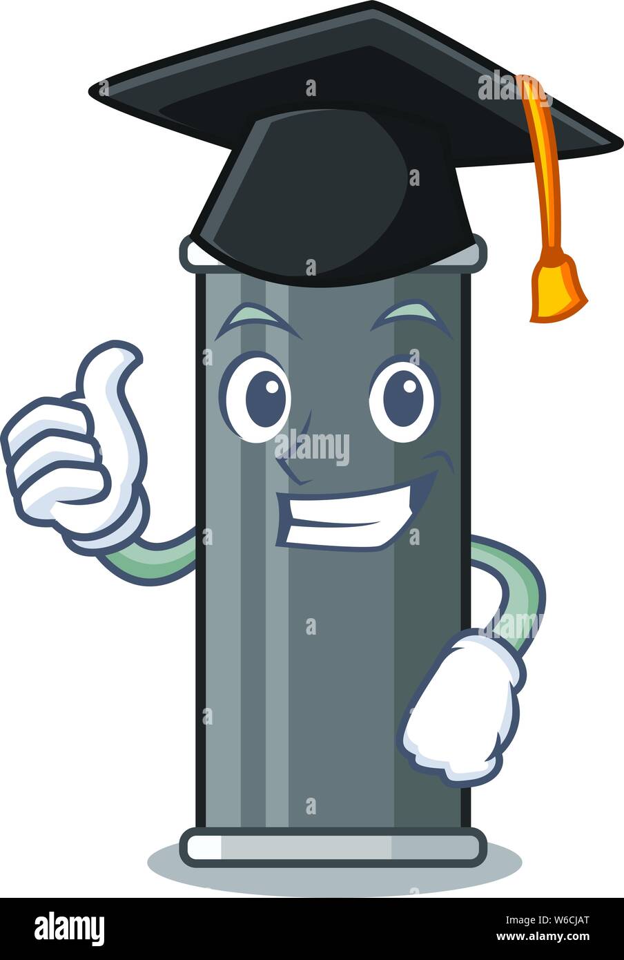 Staffelung Haarspray in der Karikatur Form Vector Illustration Stock Vektor