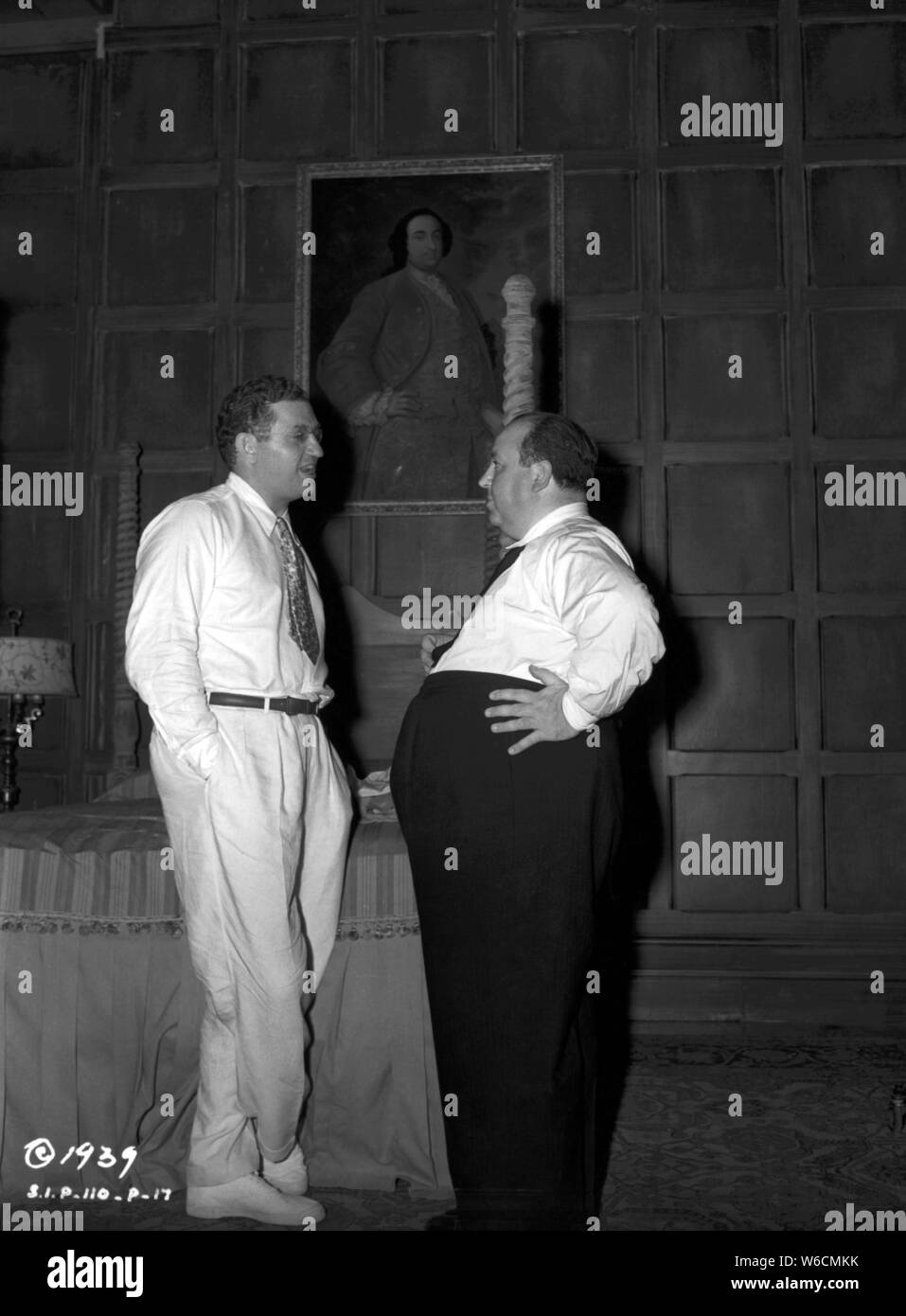 DAVID O. Selznick und Alfred Hitchcock in Rebecca (1940), der von Alfred Hitchcock. Credit: selznick International Pictures/Album Stockfoto