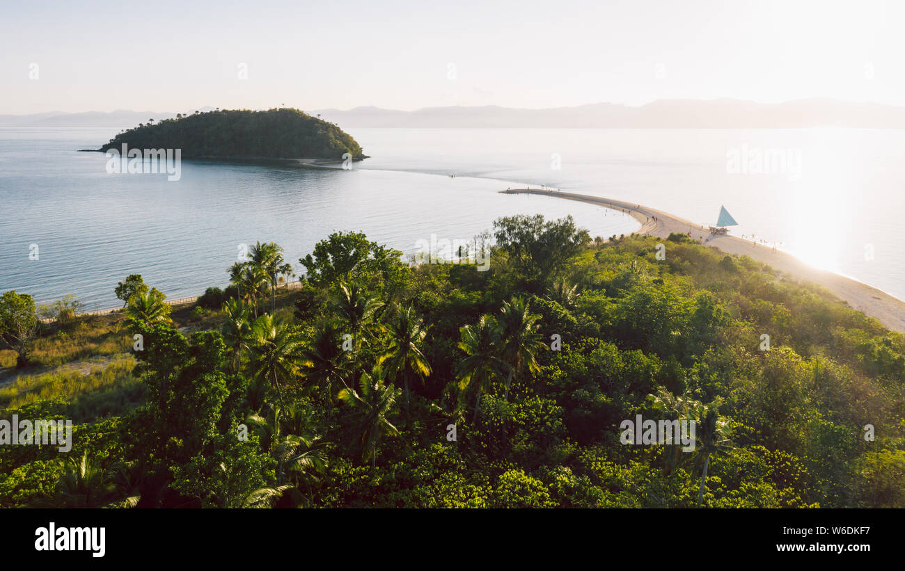 Erstaunlich Bon Bon Strand auf Romblon Island, Philippinen Stockfoto