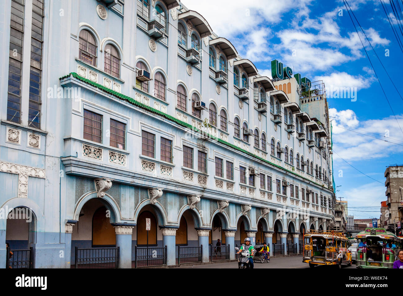 Farbenfrohes Gebäude, Cebu City, Cebu, Philippinen Stockfoto
