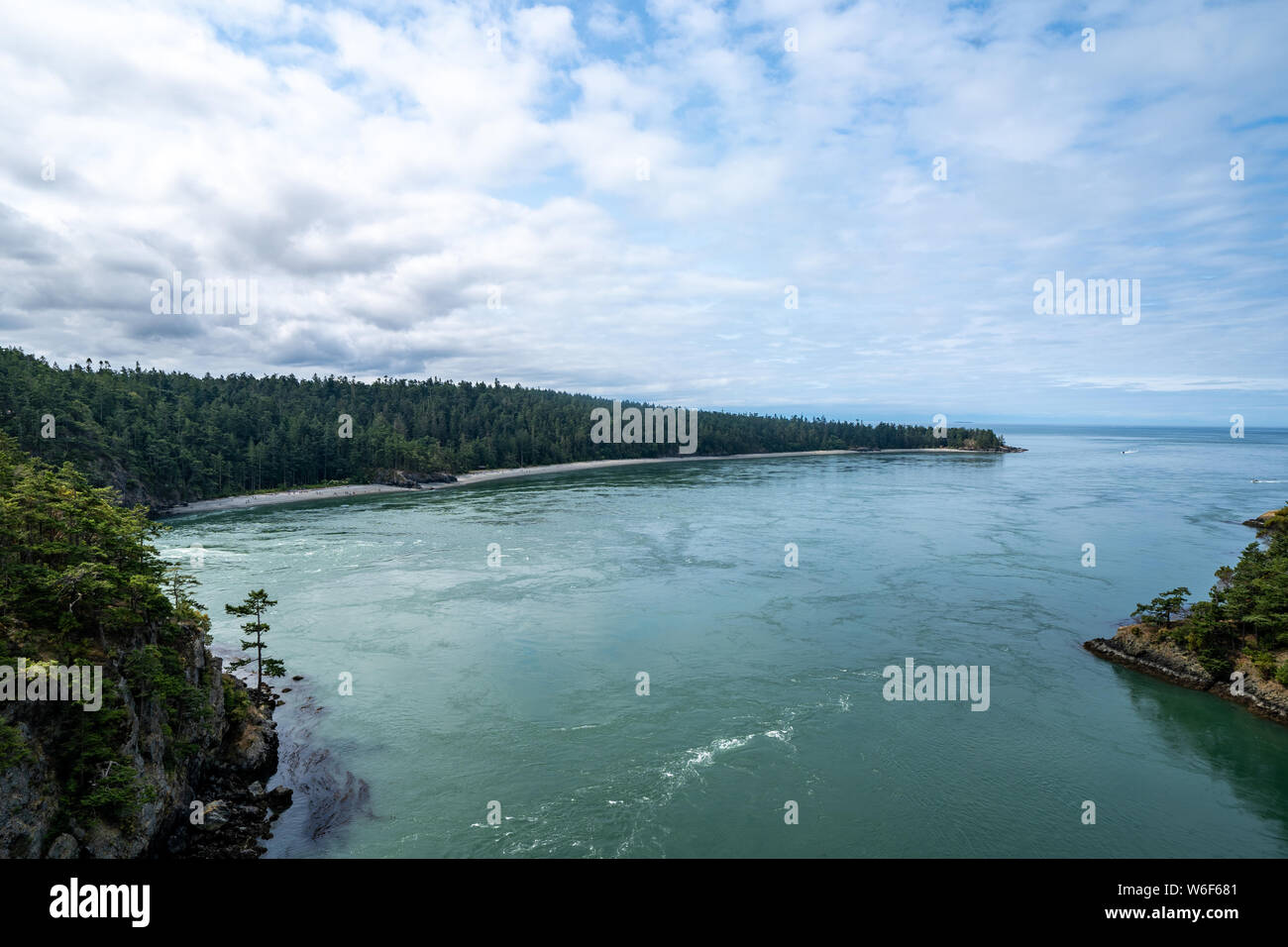 Deception Pass im Staat Washington auf Whidbley Insel Stockfoto