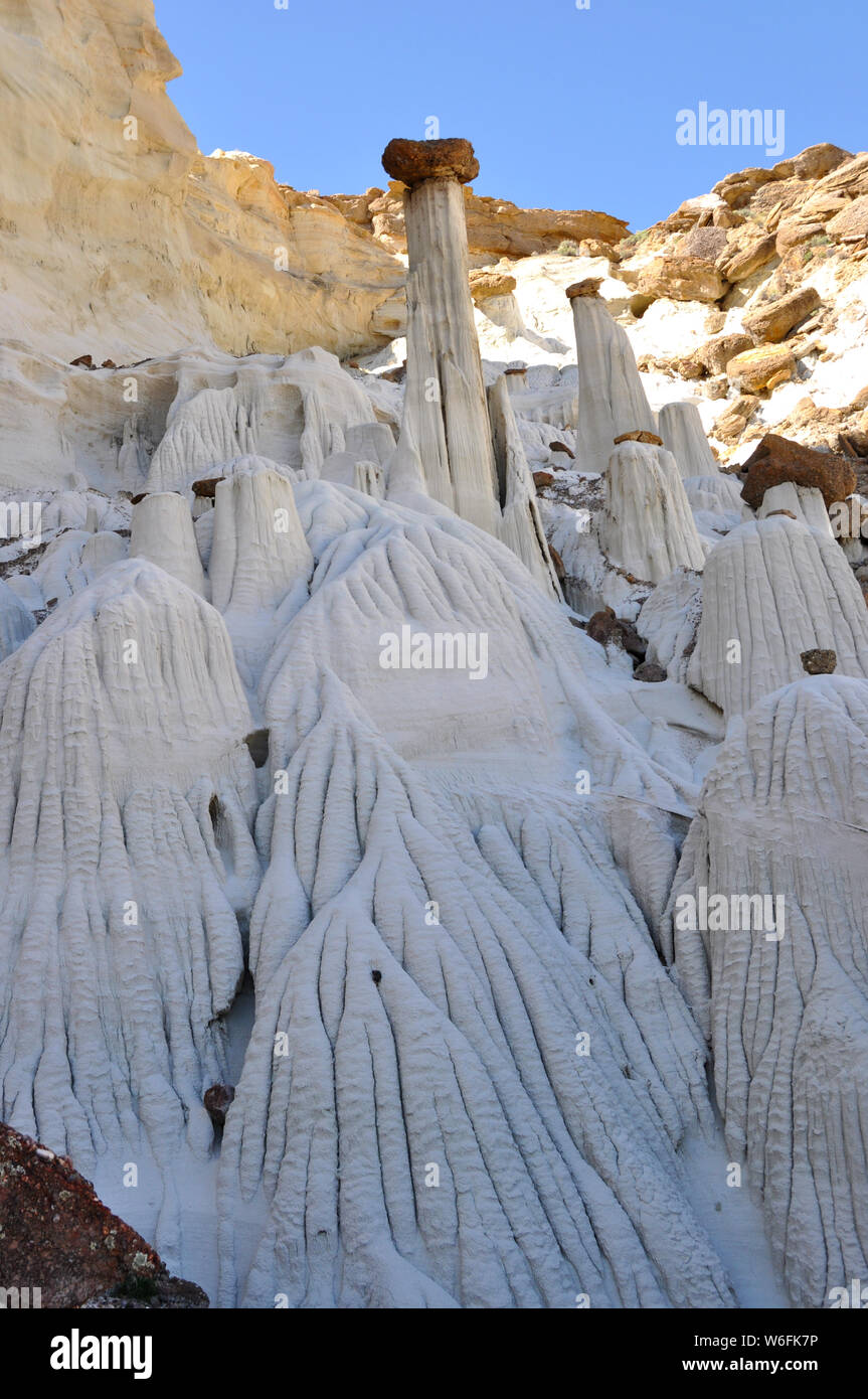 Wahweap hoodoos in Utah Stockfoto