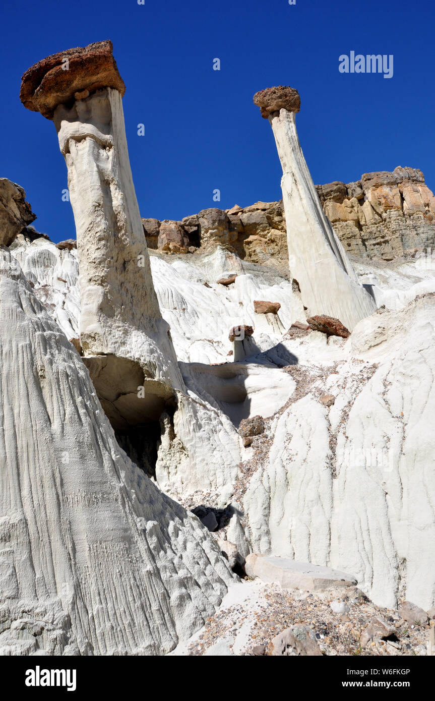 Wahweap hoodoos in Utah Stockfoto