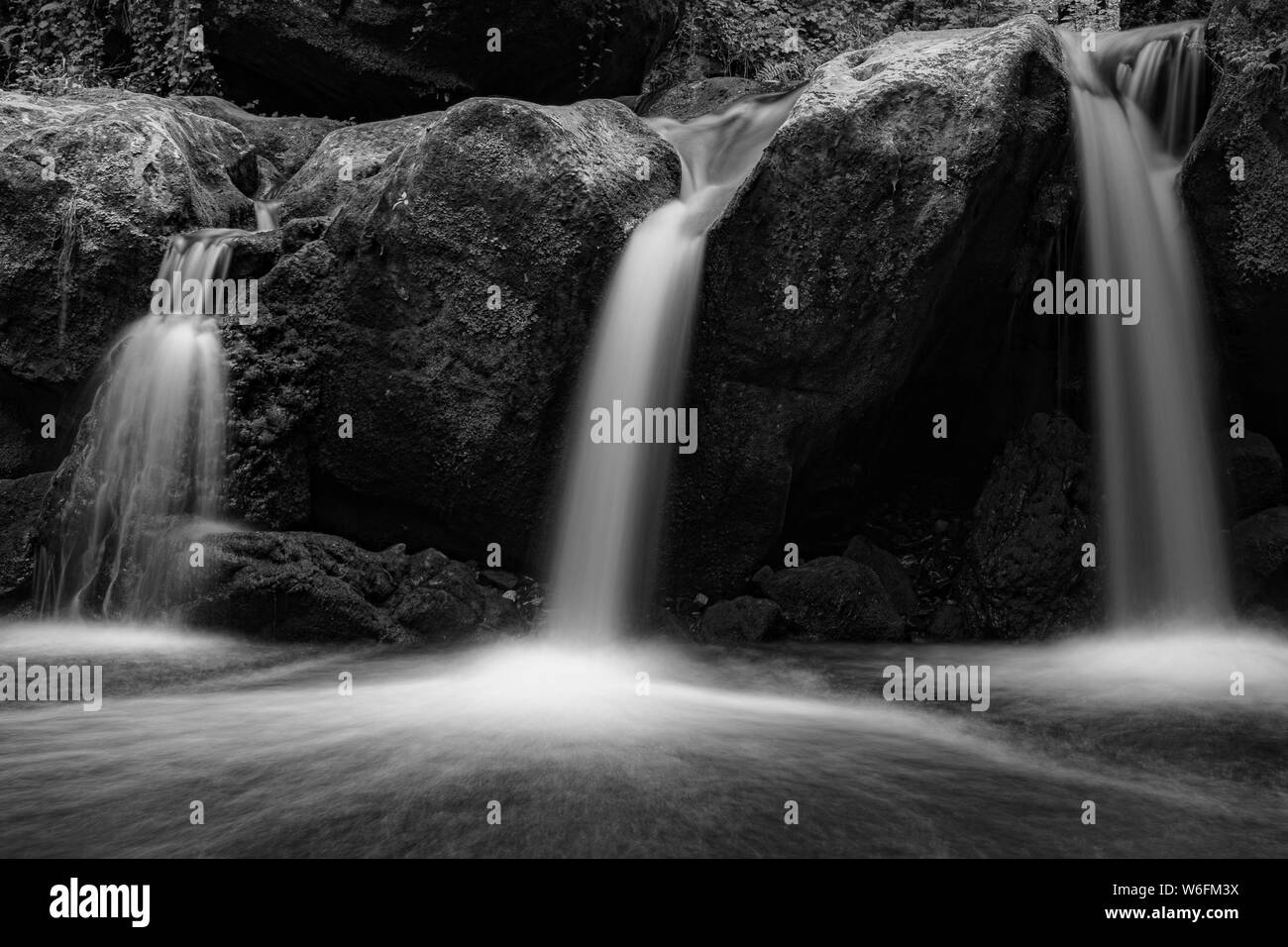 Scheissentumpel Wasserfall, Müllerthal Luxemburg Stockfoto