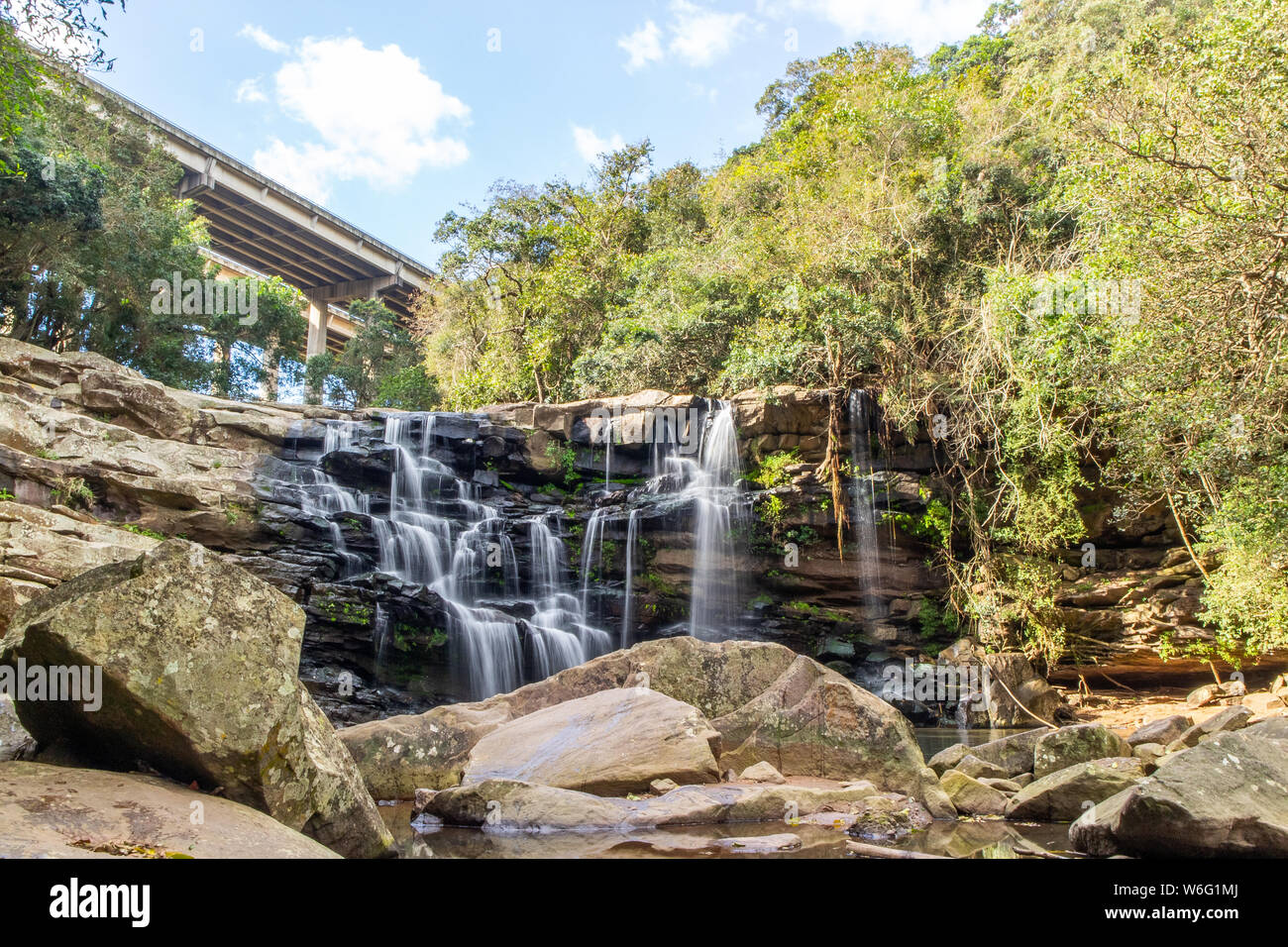 Wasserfall im Paradise Valley Stockfoto