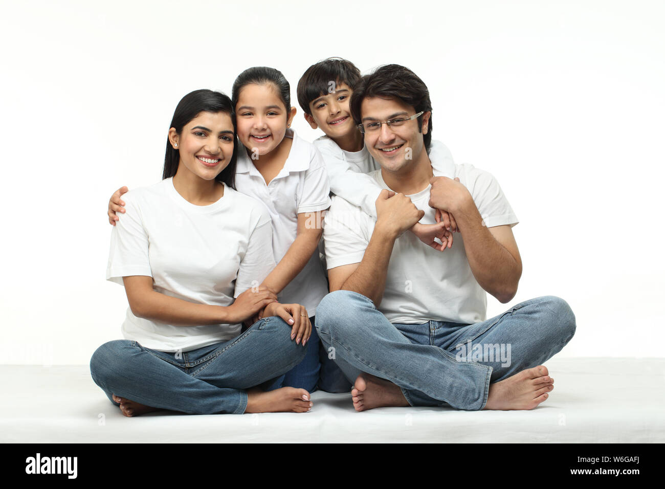 Familie zusammen Stockfoto